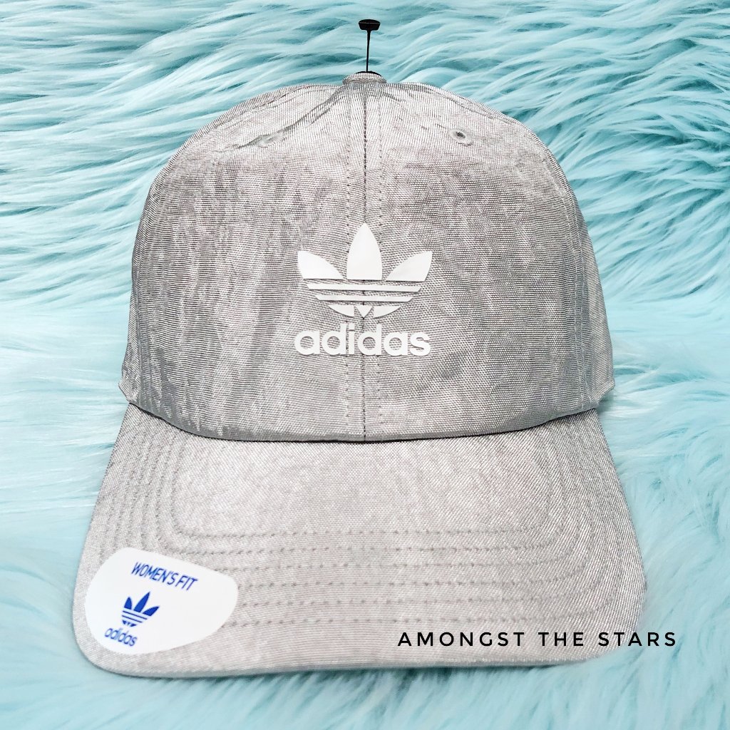 Adidas Relaxed Shine Matte Silver Reflective Hat